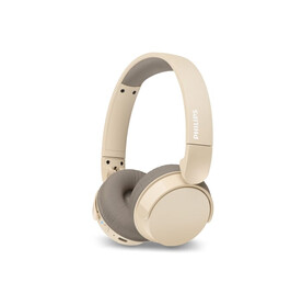 TAH3209 |Philips Bluetooth on ear Kopfhörer mit 25 Stunden Spielzeit - Beige bedrucken, Art.-Nr. LT42250-N0055