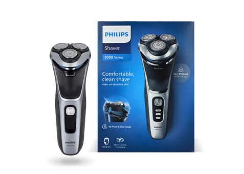 S3341|Philips elektrischer Nass- und Trockenrasierer - Schwarz bedrucken, Art.-Nr. LT42285-N0002 S3341|Philips elektrischer Nass- und Trockenrasierer - Schwarz bedrucken, Art.-Nr. LT42285-N0002