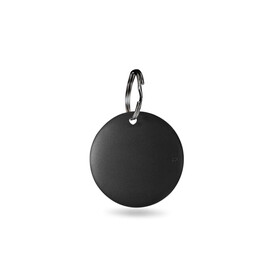 Aqiila Tagbird wasserdichter Tracker mit Schlüsselring - Schwarz bedrucken, Art.-Nr. LT45201-N0002