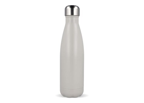 Sagaform Nils Stahlflasche Pulverbeschichtet 500 ml - Beige bedrucken, Art.-Nr. LT52029-N0055