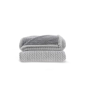 Sagaform Anni R-PET Vlies-Decke - Grau bedrucken, Art.-Nr. LT52129-N0061