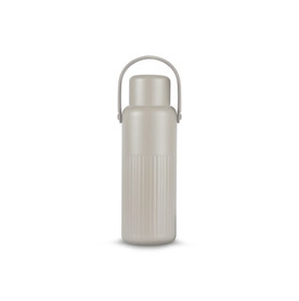 Sagaform Theo Thermosflasche (recycelt) 1 L - Beige bedrucken, Art.-Nr. LT52136-N0055