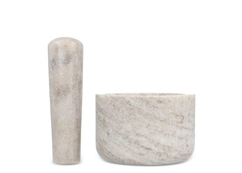 Sagaform Stein Travertin Marmormörtel - Beige bedrucken, Art.-Nr. LT52254-N0055
