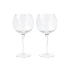 Byon Opacity 2er-Set Weingläser mit stilvollem Glasmuster 470ml - Transparent bedrucken, Art.-Nr. LT53024-N0004