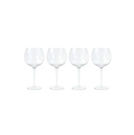 Byon Opacity 4er-Set Weingläser mit stilvollem Glasmuster 470ml - Transparent bedrucken, Art.-Nr. LT53025-N0004