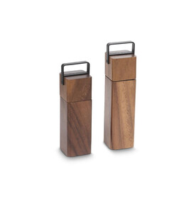 Orrefors Jernverk Salz- und Pfeffermühle BlackSmith Serie - Holz bedrucken, Art.-Nr. LT54038-N0093