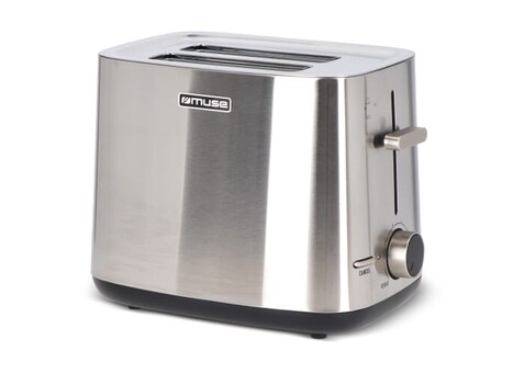 MS-115|Muse Edelstahl Toaster - Silber bedrucken, Art.-Nr. LT55023-N0005 MS-115|Muse Edelstahl Toaster - Silber bedrucken, Art.-Nr. LT55023-N0005
