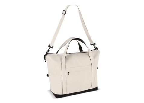 InSideOut Reuuz Canvas Reisetasche 32 x 60 x 20 cm - Beige / Schwarz bedrucken, Art.-Nr. LT57114-N5502 InSideOut Reuuz Canvas Reisetasche 32 x 60 x 20 cm - Beige / Schwarz bedrucken, Art.-Nr. LT57114-N5502