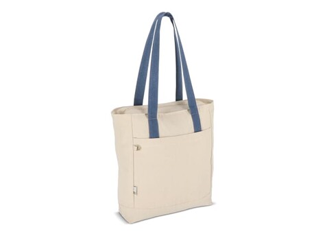 InSideOut Reuuz Canvas Tragetasche 33 x 42 x 10 cm - Ecru / Graublau bedrucken, Art.-Nr. LT57116-N5465 InSideOut Reuuz Canvas Tragetasche 33 x 42 x 10 cm - Ecru / Graublau bedrucken, Art.-Nr. LT57116-N5465