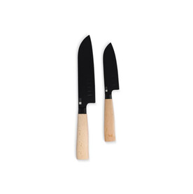 InSideOut Santoku 2tlg. Messerset Ravn - Holz bedrucken, Art.-Nr. LT57201-N0093