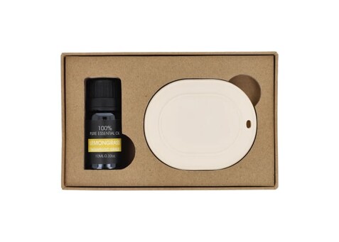 InSideOut Aroma-Hänger Zitronengrasöl 10 ml - Hellgrün bedrucken, Art.-Nr. LT57307-N0032