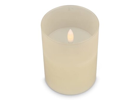 Nyelle Wiederaufladbare LED-Wachskerze im Glas - Beige bedrucken, Art.-Nr. LT57313-N0055 Nyelle Wiederaufladbare LED-Wachskerze im Glas - Beige bedrucken, Art.-Nr. LT57313-N0055