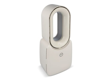 inSideOut Brislux – Rotorloser Softwind-Ventilator mit LED-Licht - Beige bedrucken, Art.-Nr. LT57314-N0055 inSideOut Brislux – Rotorloser Softwind-Ventilator mit LED-Licht - Beige bedrucken, Art.-Nr. LT57314-N0055