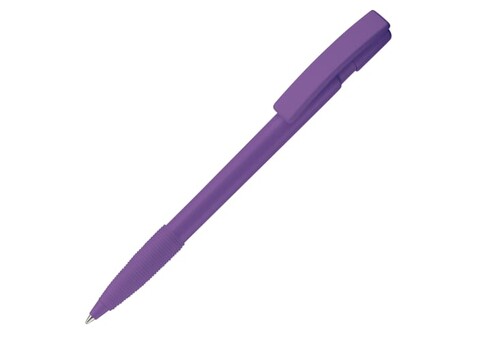 Kugelschreiber Nash Hardcolour mit Gummigriff - Purple bedrucken, Art.-Nr. LT80801-N0072 Kugelschreiber Nash Hardcolour mit Gummigriff - Purple bedrucken, Art.-Nr. LT80801-N0072