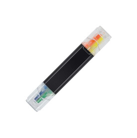 4-in-1-Textmarker - Schwarz bedrucken, Art.-Nr. LT81261-N0002