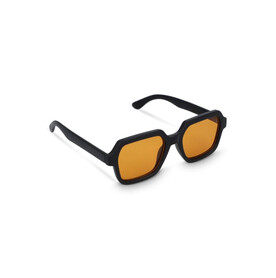 Lars Sonnenbrille UV400 - Schwarz / Orange bedrucken, Art.-Nr. LT86739-N0226