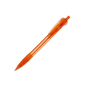 Kugelschreiber Cosmo Grip Transparent - Transparent / Rosa bedrucken, Art.-Nr. LT87624-N0476