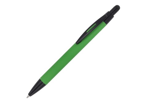Kugelschreiber Alaska Softtouch mit Stylus R-AL - Hellgelb bedrucken, Art.-Nr. LT87892-N0042