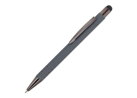 Kugelschreiber Venice Deluxe - Grau bedrucken, Art.-Nr. LT87894-N0061