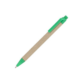 Papierkugelschreiber - Grün bedrucken, Art.-Nr. LT87898-N0031