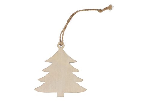 Baumförmiges Weihnachtsornament aus Holz - Natur bedrucken, Art.-Nr. LT90283-N0094 Baumförmiges Weihnachtsornament aus Holz - Natur bedrucken, Art.-Nr. LT90283-N0094
