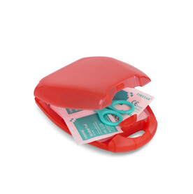 Erste-Hilfe-Set 10-teilig Elbrus - Rot bedrucken, Art.-Nr. LT90316-N0021