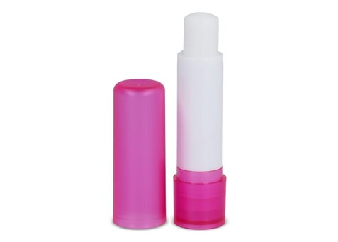 Klassischer Lippenpflegestift aus recycelten Materialien - Ecru / Rosa bedrucken, Art.-Nr. LT90485-N5476 Klassischer Lippenpflegestift aus recycelten Materialien - Ecru / Rosa bedrucken, Art.-Nr. LT90485-N5476