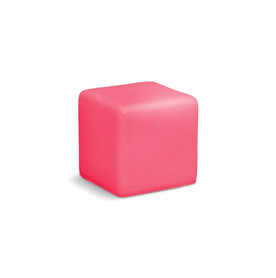 Anti-Stress-Würfel - Rosa bedrucken, Art.-Nr. LT90576-N0076