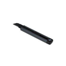Bastelmesser aus recyceltem ABS - Grau bedrucken, Art.-Nr. LT90734-N0061