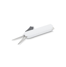 Klappbare Reiseschere - Weiss bedrucken, Art.-Nr. LT90756-N0001