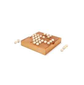 Murmel-Solitärspiel - Natur bedrucken, Art.-Nr. LT90760-N0094