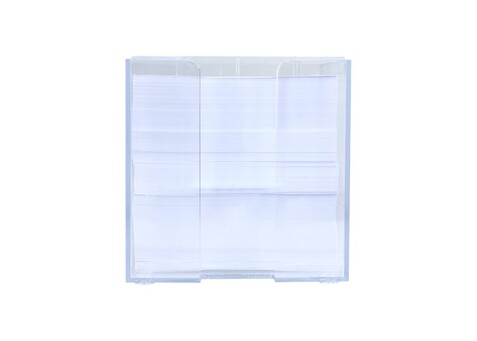 Notizzettel 10x10x10cm in Würfelbox mit Stifteköcher - Transparent bedrucken, Art.-Nr. LT91767-N0004