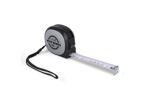 MeasureMate Rollmaßband 3M - Schwarz / Grau bedrucken, Art.-Nr. LT91874-N0261