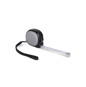MeasureMate Rollmaßband 5M - Schwarz / Grau bedrucken, Art.-Nr. LT91875-N0261