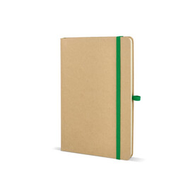 Notizbuch Kraftpapier A5 - Grün bedrucken, Art.-Nr. LT92060-N0031