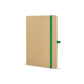 Notizbuch Kraftpapier A5 - Grün bedrucken, Art.-Nr. LT92060-N0031