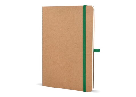 Notizbuch mit flexiblem Einband Kraftpapier A5 - Grün bedrucken, Art.-Nr. LT92061-N0031 Notizbuch mit flexiblem Einband Kraftpapier A5 - Grün bedrucken, Art.-Nr. LT92061-N0031