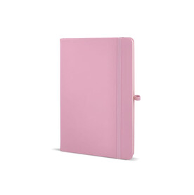 PU-Notizbuch Sora A5 - Pastellrosa bedrucken, Art.-Nr. LT92095-N0079