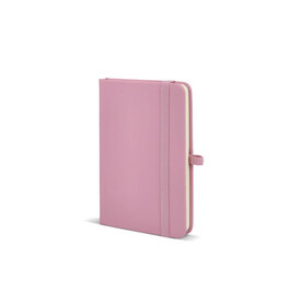PU-Notizbuch Sora A6 - Pastellrosa bedrucken, Art.-Nr. LT92096-N0079