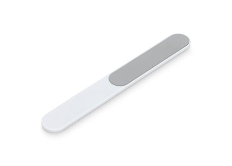 Nagelfeile Noa aus recyceltem ABS - Weiss bedrucken, Art.-Nr. LT92739-N0001 Nagelfeile Noa aus recyceltem ABS - Weiss bedrucken, Art.-Nr. LT92739-N0001
