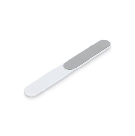 Nagelfeile Noa aus recyceltem ABS - Weiss bedrucken, Art.-Nr. LT92739-N0001