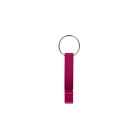 Schlüsselanhänger mit Flaschenöffner - Rosa bedrucken, Art.-Nr. LT93104-N0076