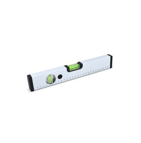 Aluminium-Wasserwaage 30 cm - Weiss bedrucken, Art.-Nr. LT93418-N0001