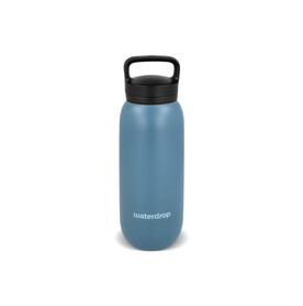 Waterdrop Allround-Thermoflasche mit Trinkaufsatz 600 ml - Graublau bedrucken, Art.-Nr. LT47000-N0065