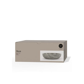 Sagaform Sten Travertin-Marmor-Schale - Beige bedrucken, Art.-Nr. LT52255-N0055