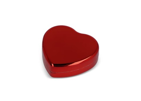 Lippenbalsam in Flacher metallischer Herzformdose - Rot bedrucken, Art.-Nr. LT90486-N0021 Lippenbalsam in Flacher metallischer Herzformdose - Rot bedrucken, Art.-Nr. LT90486-N0021