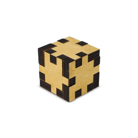 Würfelpuzzle aus Holz - Holz / Holz bedrucken, Art.-Nr. LT90758-N9393