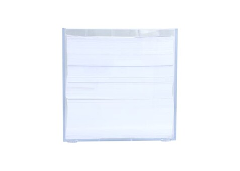Notizzettel 10x10x10cm in Würfelbox mit Stifteköcher - Transparent bedrucken, Art.-Nr. LT91767-N0004