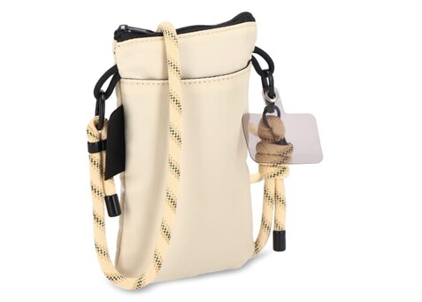 Crossbody Beutel mit Paracord Gurt - Beige bedrucken, Art.-Nr. LT95320-N0055