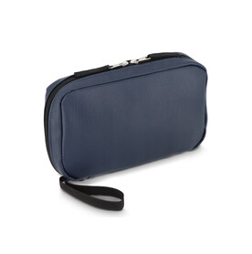 rPET PU-beschichtete 210D Napa-Organizer-Tasche 22 x 13 x 4 cm - Dunkelblau bedrucken, Art.-Nr. LT95327-N0010
